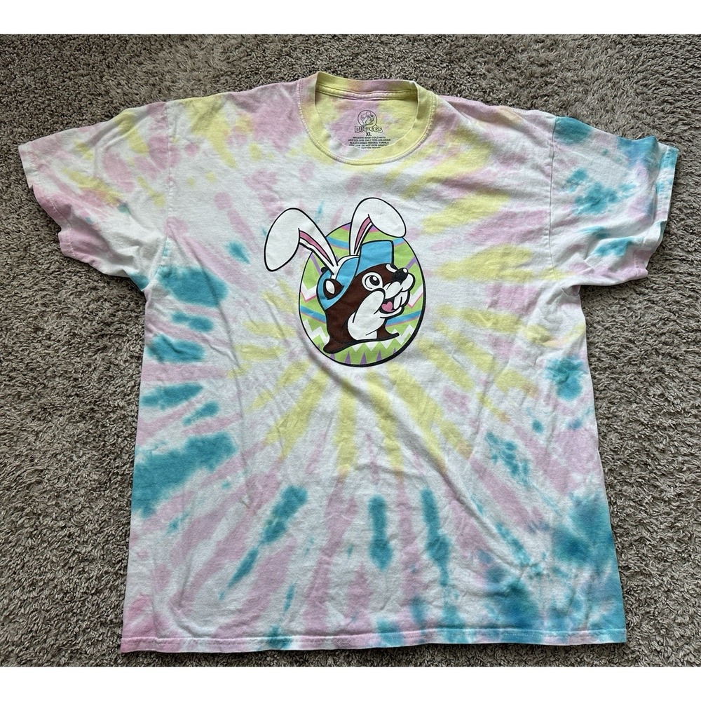 Bucees Texas Easter Tie Dye Shirt XL Cotton Unisex But Did You Dye?‎ - Picture 2 of 6